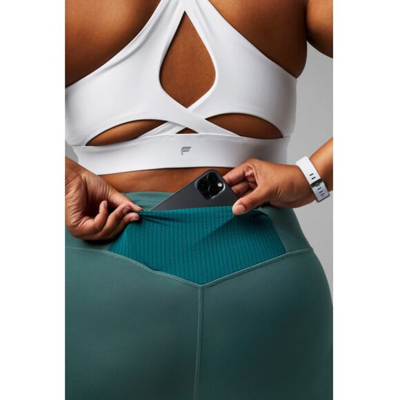 Fabletics Motion365 Stride 9 Storm Slate Ocean Eyes High-Waisted Legging Sz 3X - Picture 8 of 12